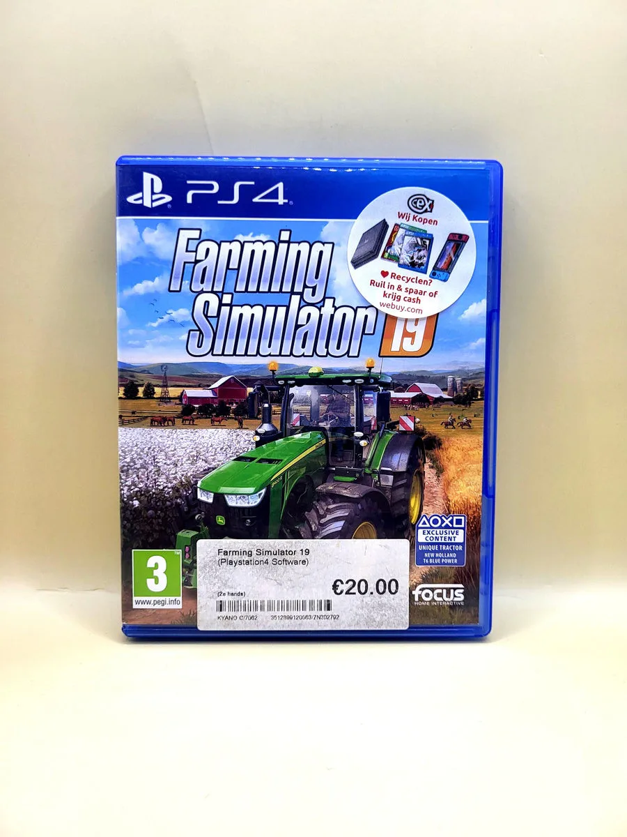 Farming Simulator 19 - PlayStation 4 - PS4 voorkant