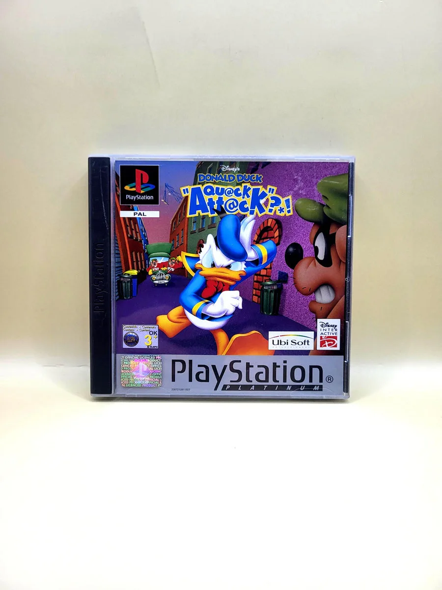 Donald Duck Quack Attack Platinum - PlayStation 1 - PS1 voorkant