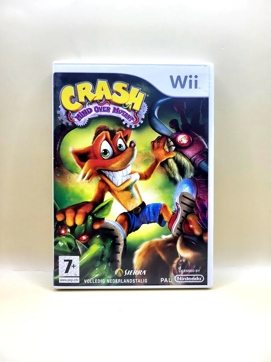 Crash Mind Over Mutant Nintendo - Nintendo Wii voorkant