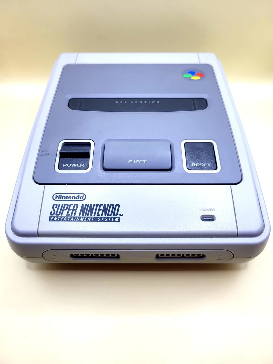SNES Console SNSP-001A - Super Nintendo voorkant