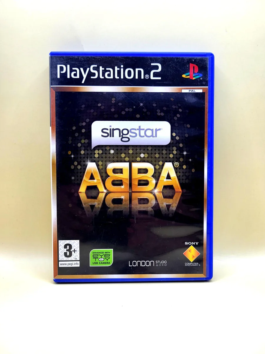 SingStar ABBA - PlayStation 2 - PS2 voorkant