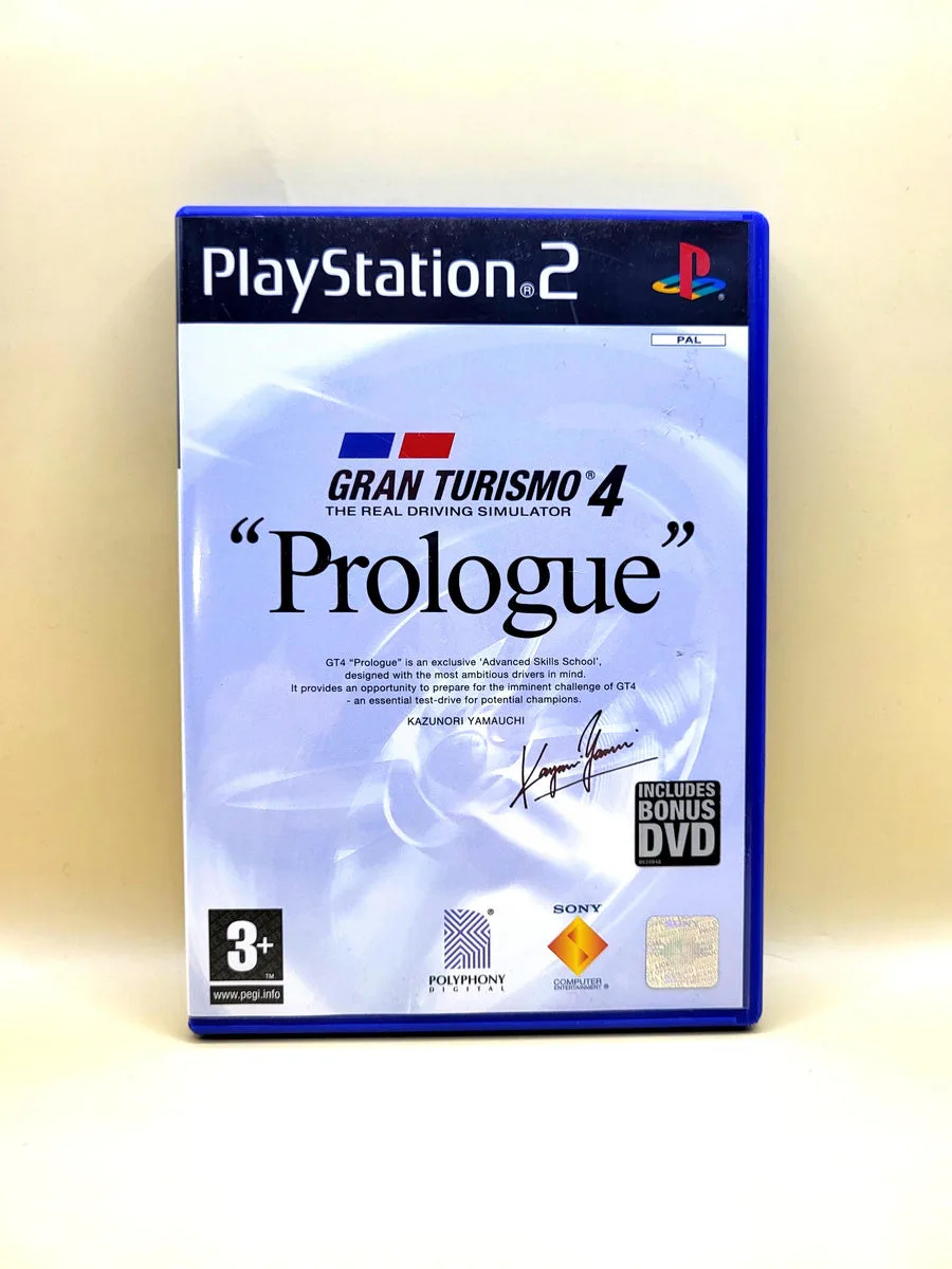 Gran Turismo 4 Prologue + Bonus Disc - PlayStation 2 - PS2 voorkant