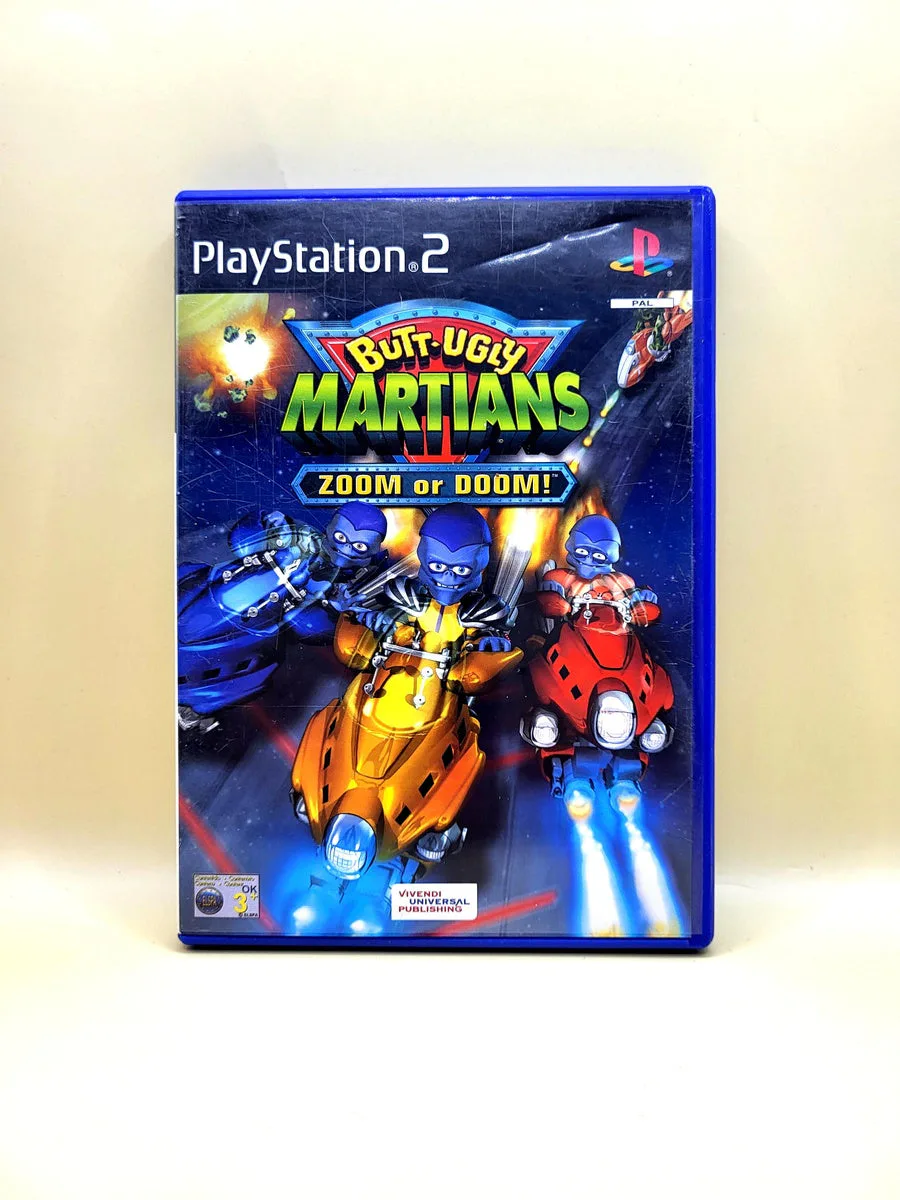 Butt-Ugly Martians Zoom or Doom - PlayStation 2 - PS2 voorkant