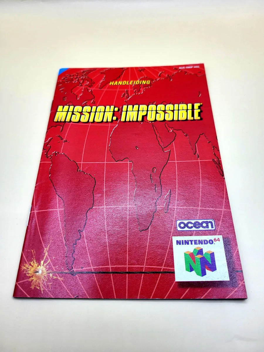 Mission Impossible Manual - Nintendo 64 - N64