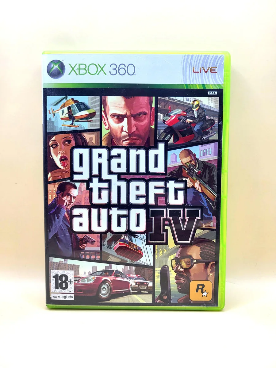Grand Theft Auto IV - Xbox 360 voorkant