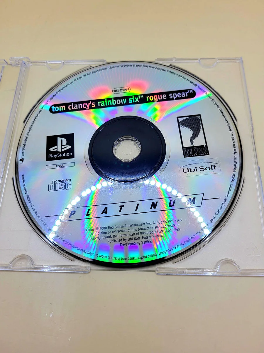 Tom Clancy's Rainbow Six Rogue Spear Platinum (Disc Only) - PlayStation 1 - PS1