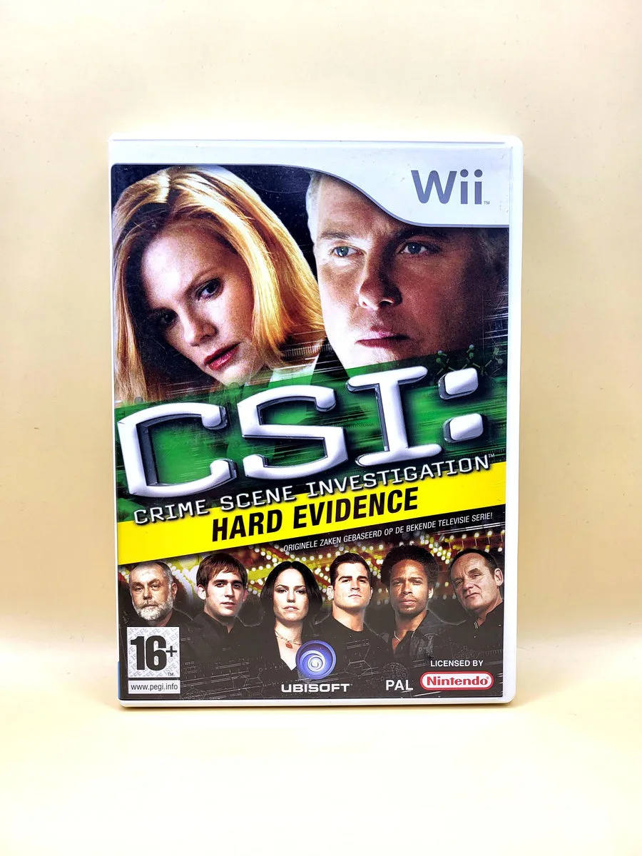 CSI Hard Evidence - Nintendo Wii
