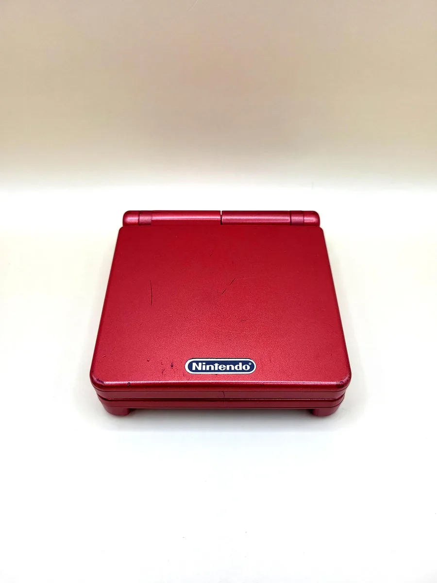 Game Boy Advance SP Rood