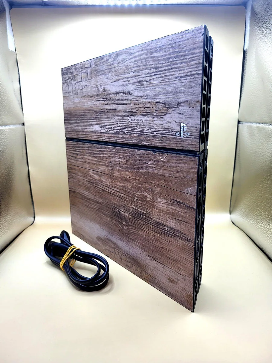 PlayStation 4 Console - Wood Skin - 500GB - CUH-1004A - PS4
