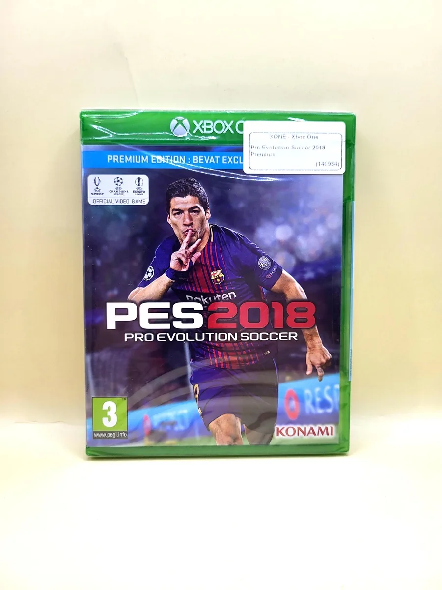 PES 2018 Sealed - Xbox One voorkant