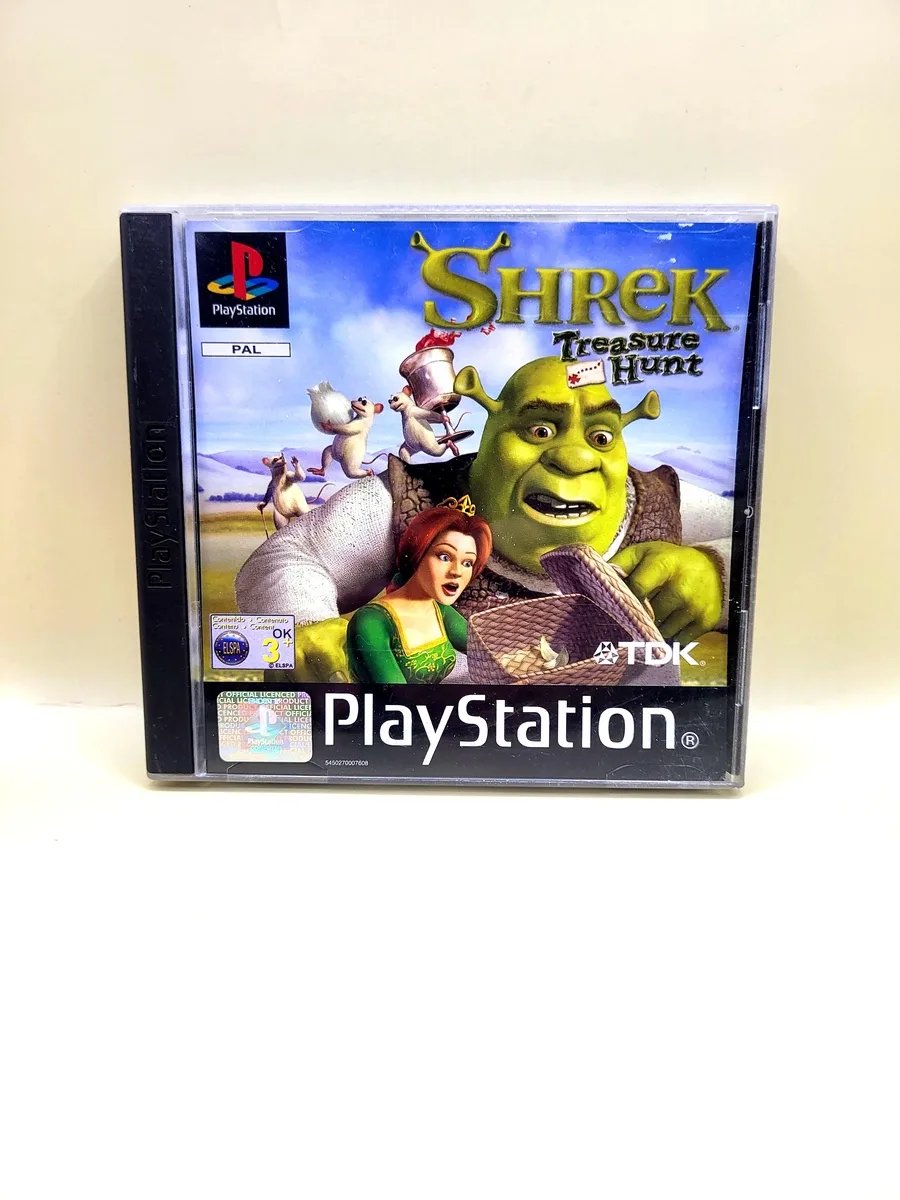 Shrek Treasure Hunt (Box Damaged) - PlayStation 1 - PS1 voorkant