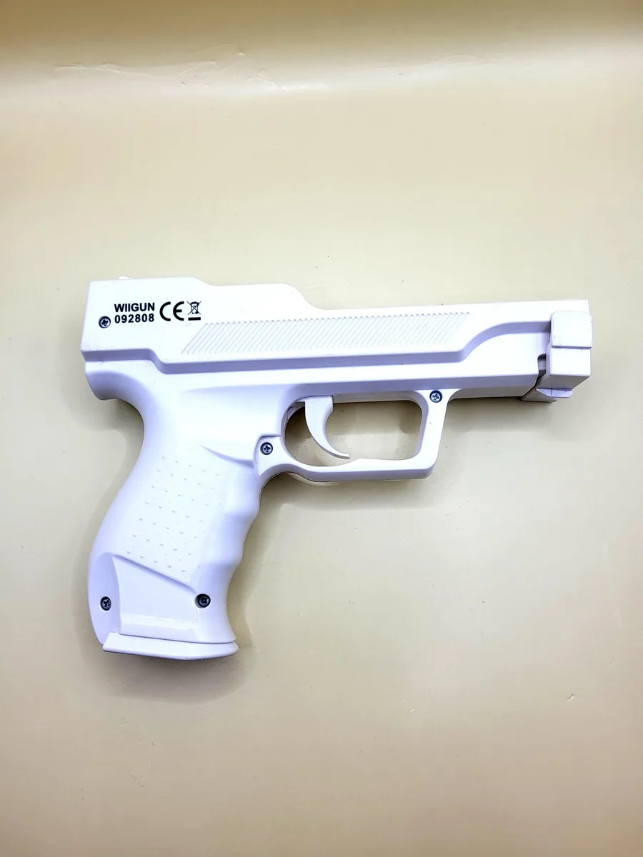 Wii Gun Pistoolhouder Wit - Nintendo Wii voorkant