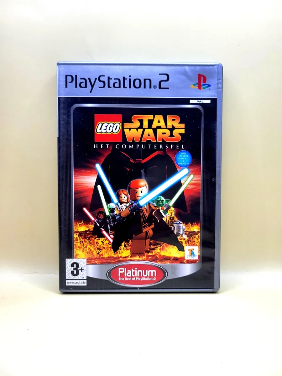 LEGO Star Wars: Het Computerspel (Platinum) - PlayStation 2 - PS2 voorkant