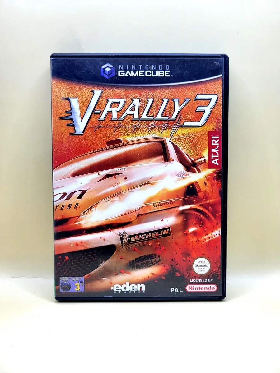 V-Rally 3 - Nintendo GameCube voorkant