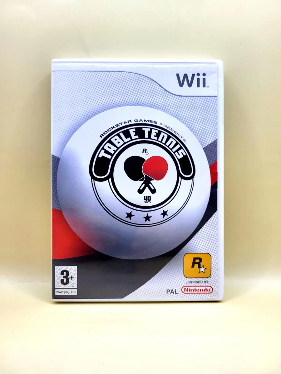 Rockstar Games Presents Table Tennis - Nintendo Wii voorkant