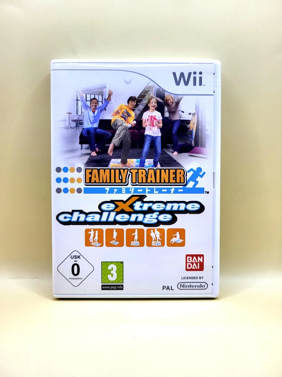 Family Trainer: Extreme Challenge (No Manual) - Nintendo Wii voorkant
