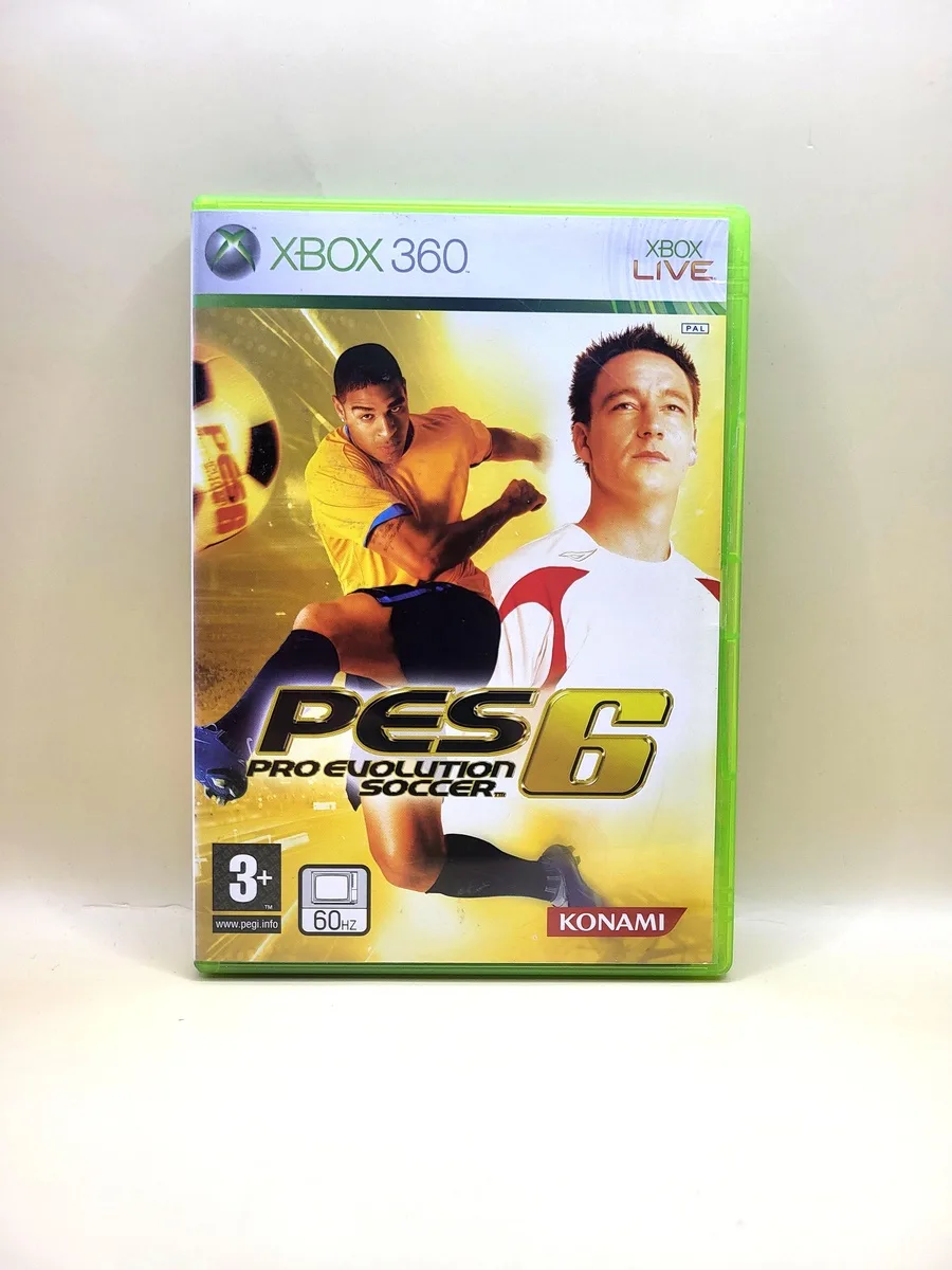 PES 6: Pro Evolution Soccer - Xbox 360 voorkant