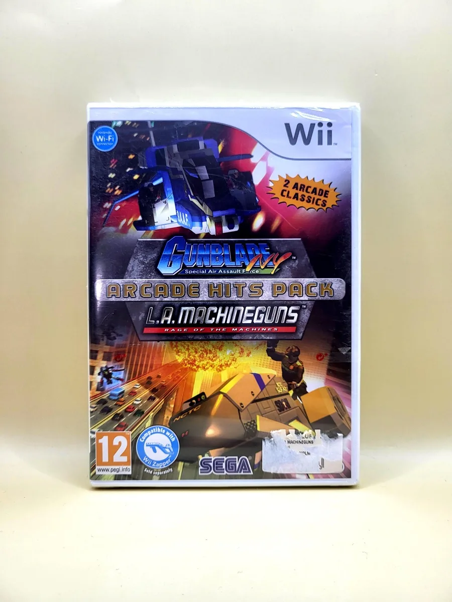 Gunblade NY & L.A. Machineguns Arcade Hits Pack Sealed - Nintendo Wii voorkant