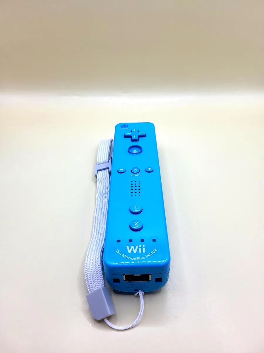 Nintendo Wii Remote Motion Plus Blauw - Nintendo Wii / Wii U voorkant