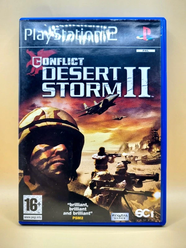 Conflict Desert Storm II 2 - PlayStation 2 - PS2 – voorkant