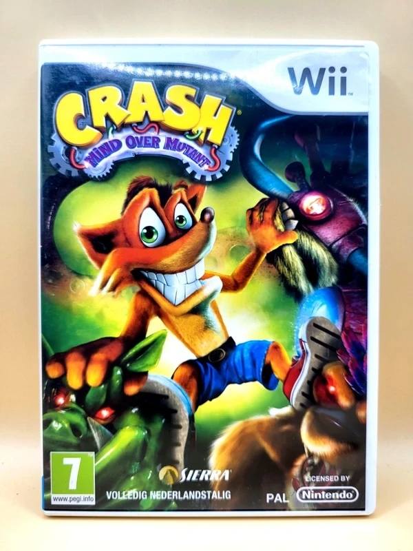 Crash: Mind over Mutant (No Manual) - Nintendo Wii – voorkant