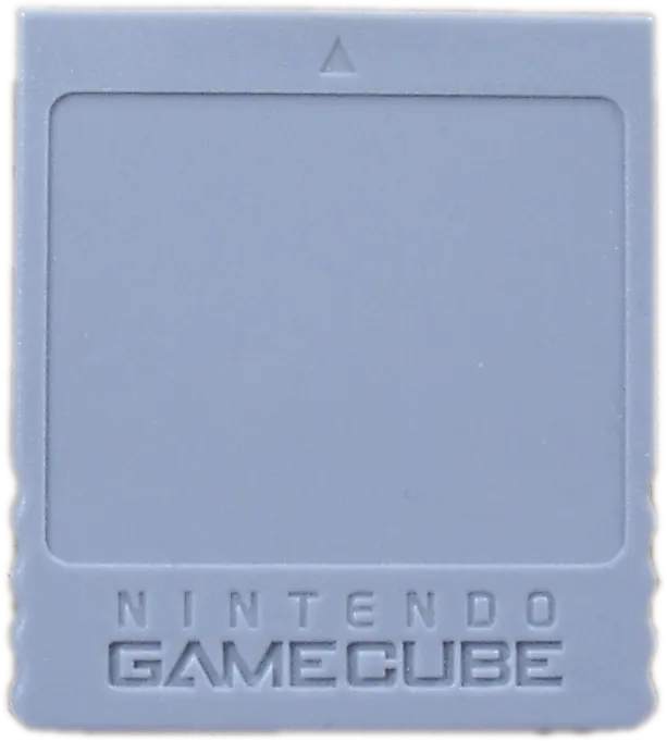 Originele Nintendo GameCube-geheugenkaart