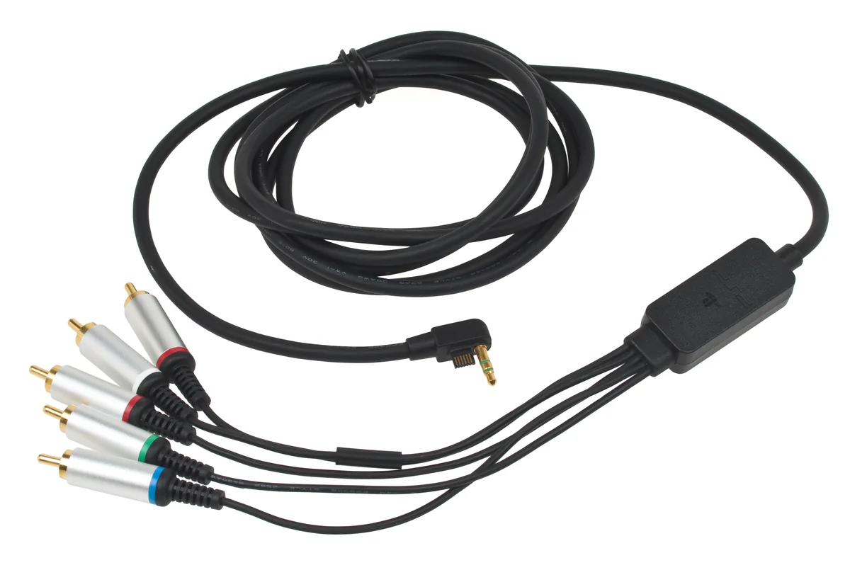 PSP-componentkabel met vijf gekleurde tulpstekkers